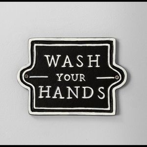 HEARTH AND HAND Magnolia Wall Sign Wash Your Hands